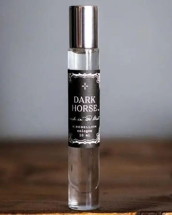 Un- 10ml Hand-Mixed Paraben-Free Unisex Dark Horse Roll-On Cologne Oil, Mint Blend for Unisex Wear
