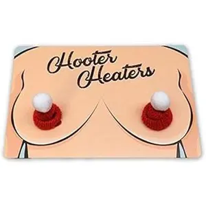 Hooter Heaters - Chest Warmers for Women - Funny Gag Gift for Ladies - It's a Hat for Your Hooters