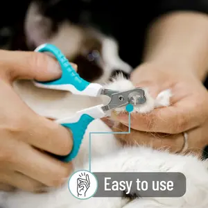Precision Angled Pet Nail Trimmer, Paw Trimmer, Comfortable Grip & Easy Control, Safe Claw Clippers for Dogs, Cats & Rabbits, Stress-Free Grooming Tool, Kitten Nail Clipper, Puppy Nail Clippers