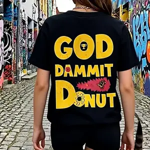 God Dammit Donut Dungeon Crawler Carl Princess Donut Cat T Shirt Ideal Gift for Fantasy Book Enthusiasts
