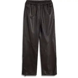 LUXE LEATHER JOGGER -SABLE