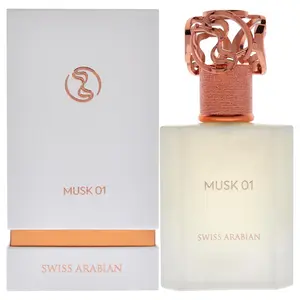 Swiss Arabian Musk 01 – 1.7 oz EDP Spray – Arabian Perfume for Women and Men – Long-Lasting Spicy Floral Musk Fragrance – Signature Scent with a Seductive Aroma from Dubai
