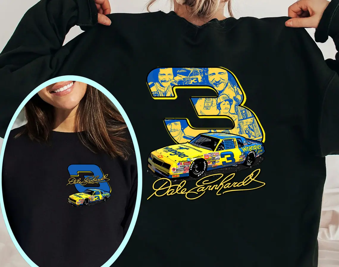 Dale Earnhardt 03 90s T-Shirt, Nassscar Shirt Sweatshirt Hoodie