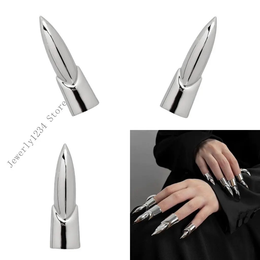 87HB Stylish Metal Wolf Claw Finger Jewelry Accessory Cover For Casual Or Event