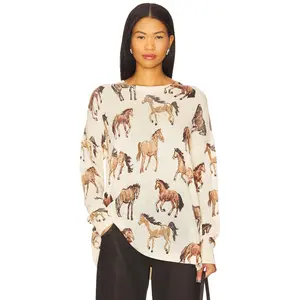 Show Me Your Mumu Bonfire Sweater in Wild Horses Knit