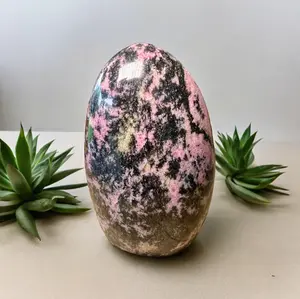 Eye-Catching Rhodonite Freeform from Madagascar for Decoration natural crystal