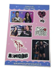 Punk & Lee Inspired Vinyl Sticker Sheet