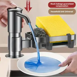 A Soap Dispenser for The Kitchen Sink, Including a Pump Head Extension Tube for The Detergent Bottle