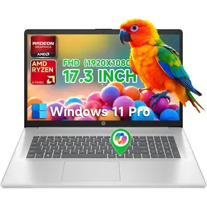 HP Flagship 17 Business Laptop - Windows 11 Pro, 17.3" Full HD Anti-Glare IPS Display, AMD Ryzen 5 7430U, 32GB RAM + 1TB SSD, Webcam, WiFi 6, USB A/C, HDMI