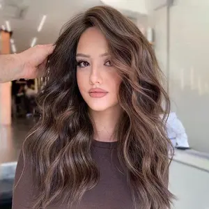 4-Piece Layered Wavy Curls with Natural Seamless Invisible Extensions, Medium Length 20 Inches, Stylish Hair Accessory, Synthetic Wavy Hair