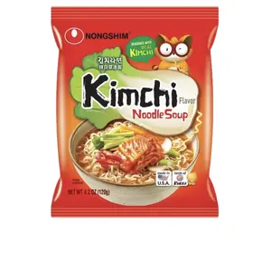Nongshim Kimchi Spicy Red Chili Ramyun Ramen 4pk halal bag
