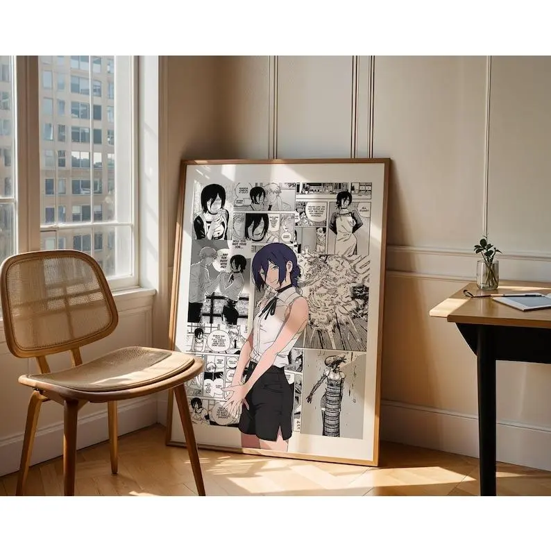 Chainsaw Man Reze Poster – Curated Manga Panels - TikTok Shop