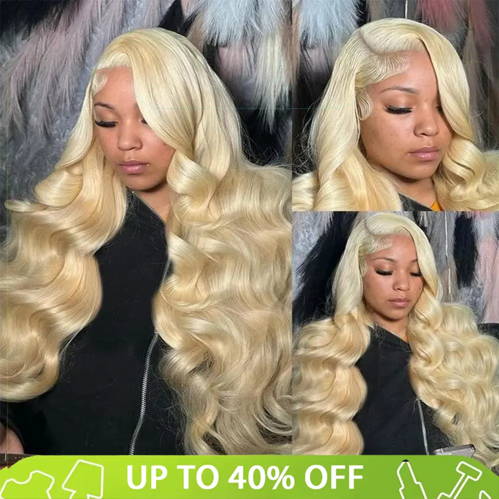 Lucile Black Friday 13x6 613 Transparent Lace Front Wig Human Hair 180 Density 613 Lace Front Wig Blonde Wig Body Wave Lace Frontal Wig Human Hair Pre Plucked With Baby Hair