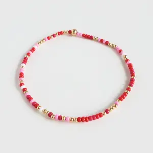 Strawberry Miyuki Bracelet