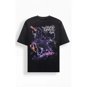 Pacsun Men's Reaper Horse Oversized T-Shirt - Multicolor