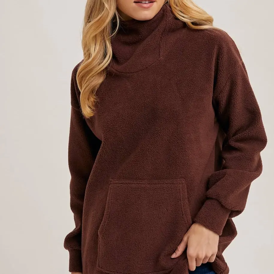 FLEECE HOODIE TUNIC