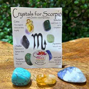 Zodiac Crystal Trio – Astrology Crystal Set