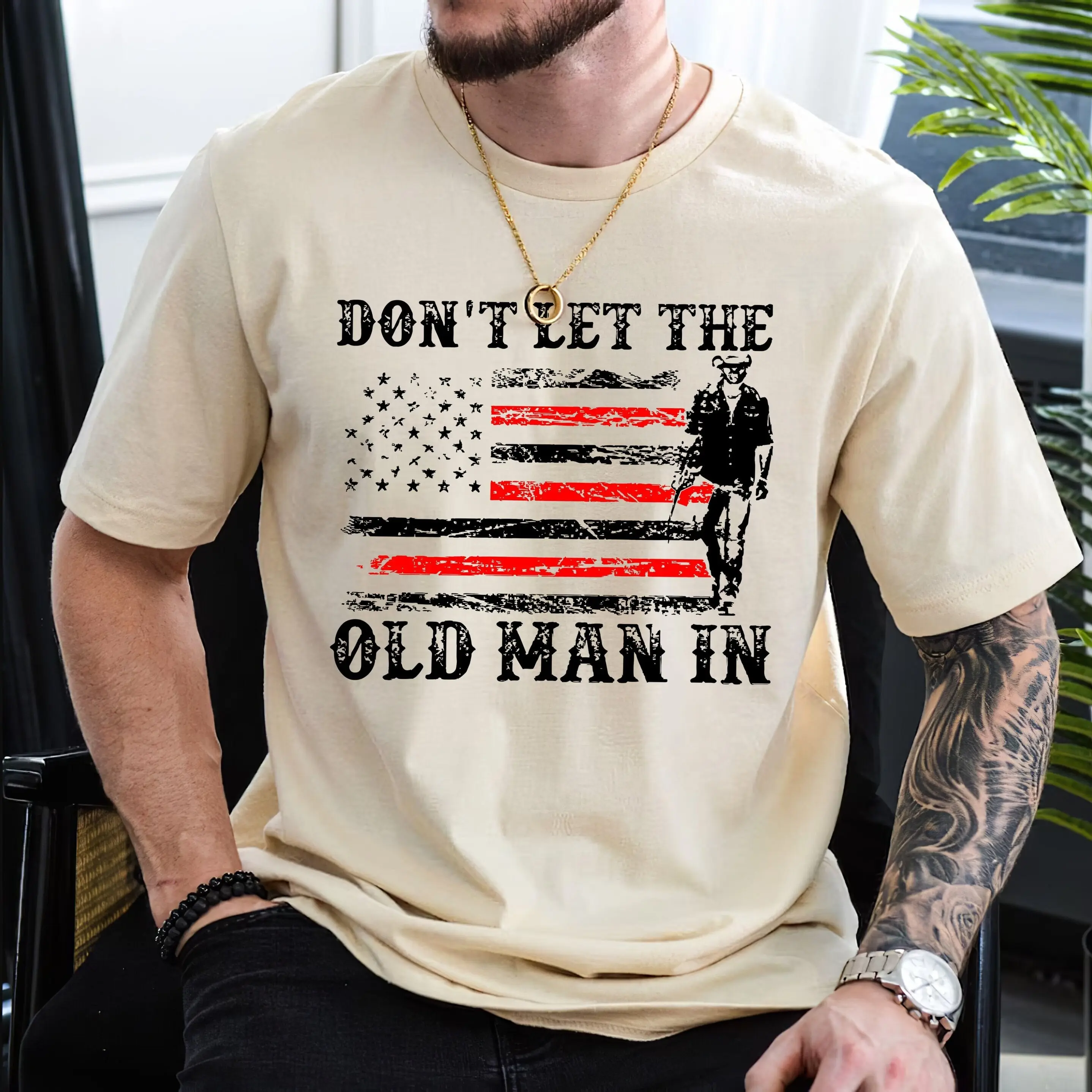 Don't Let the Old Man in T-shirt, Rip Toby Keith Vintage Shirt, Country Music Sweatshirt, Memorial Toby Retro Hoodie, Gift for Boy Friend