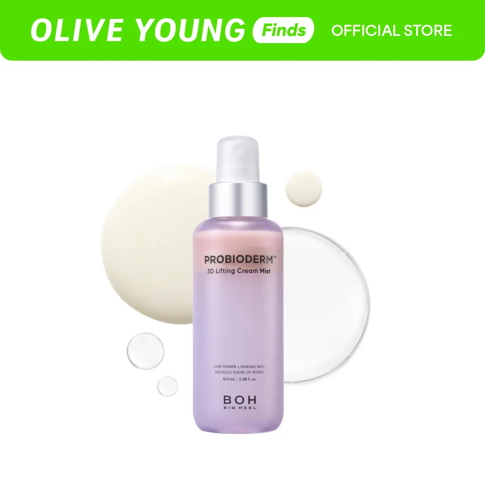 [BIOHEAL BOH] Probioderm 3D Lifting Cream Mist 3.38 fl oz | Korean Face Mist with Cream-Like Hydration for Instant Glow, Firm-Looking Skin & On-the-Go Refresh | Mother's Day Gift Radiance
