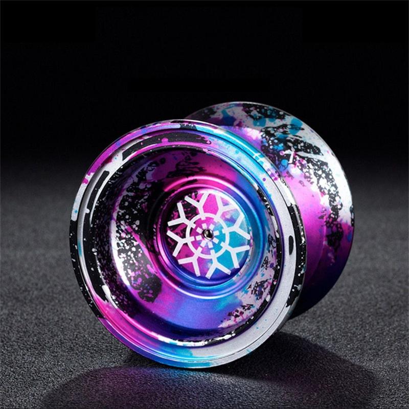 Fashion 10 Ball Bearing Metal Yoyo High Speed Unresponsive Yo Yo Toys Professional Alloy Aluminum Yoyo Ball 1A/3/5A Fashion 10 Ball Bearing Metal Yoyo High Speed Unresponsive Yo Yo Toys Professional Alloy Aluminum Yoyo Ball 1A/3/5A