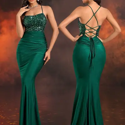 Amazon Emerald Green Dress