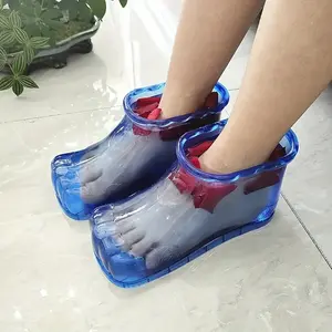 Portable Foot Soak Bath Basin for Pedicure, Heat Relaxation, Blood Circulation Enhancement, Unscented, Non-Electric, No Battery Needed, Home Goods, Lightweight