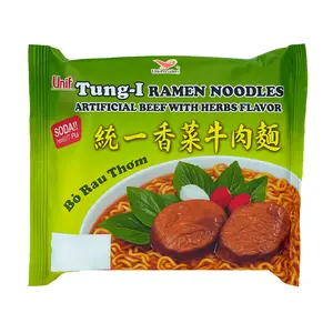 UNIF Instant Ramen Noodles, Beef & Herb Flavor, Pantry Food