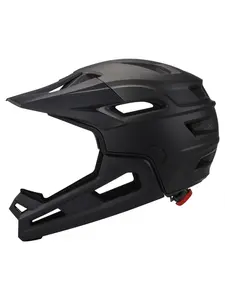 New outdoor adult full face helmet, Durable protective gear, gradient color design, adjustable head circumference, detachable chin support, shock absorption, absorbs sweat and dries quickly, safety protection extreme off-road helmet