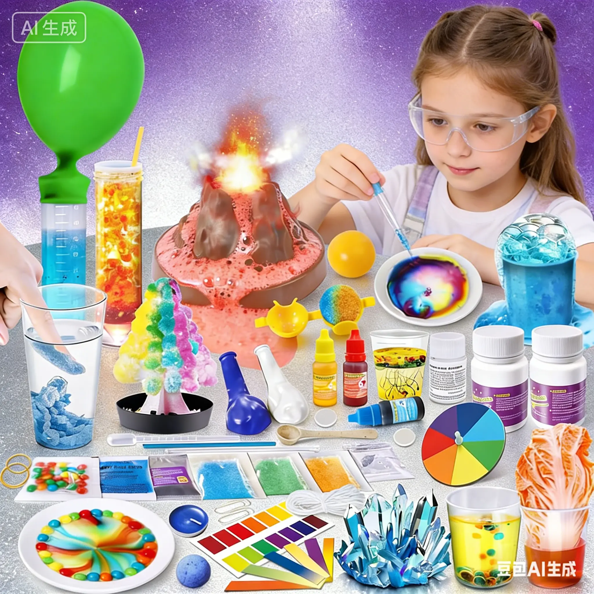 Science Kit for Kids,70+ Science Lab Experiments, Chemistry Set, Educational Toys Gifts Idea for Boys and Girls Birthday Christmas S.T.E.M Toy Project,Birthday Gifts and Toys for 6 7 8 9 Years Old Boys Girls Kids