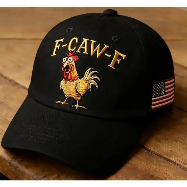 Unisex Rooster Animal Letter Print Snapback Hat - Adjustable Premium Casual Baseball Cap with Hair Bonnet, Lettering Hats, Ethnic Look, Machine Washable for Summer Daily Wear, Snapback Hats, Rooster Embroidery