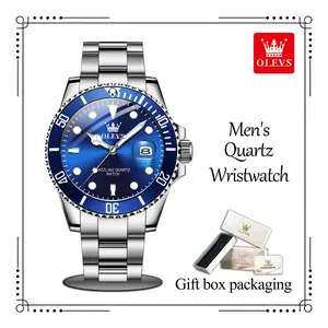 OLEVS 5885 Classic Men's Watch with Date Luminous Waterproof Quartz Wristwatch