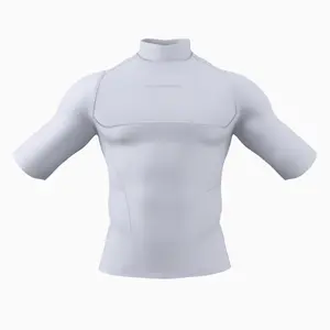 Half Sleeve Turtleneck Compression Shirt Half Sleeve Turtleneck Compression Shirt