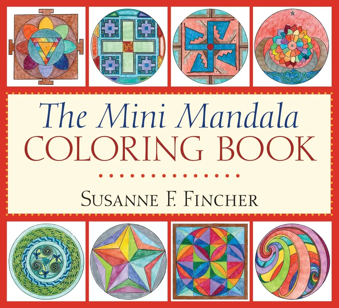 Used Coloringbook - The Mini Mandala Activity Book by Susanne F. Fincher, 2014 Edition, 112 Pages, Soft Covers (English Paperback), 48 Mandala Designs