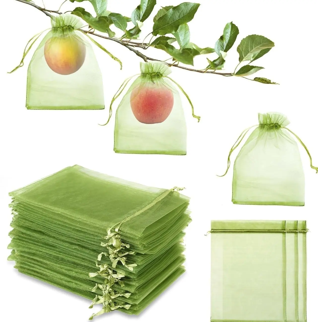 50 PCS 6X9 inches Fruit Protection Bags, Fruit Bags for Fruit Trees
