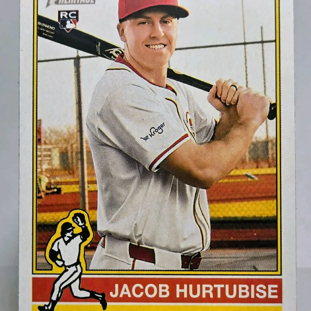 Jacob Hurtubise - 2025 Topps Heritage #124 (RC) Cincinnati Reds