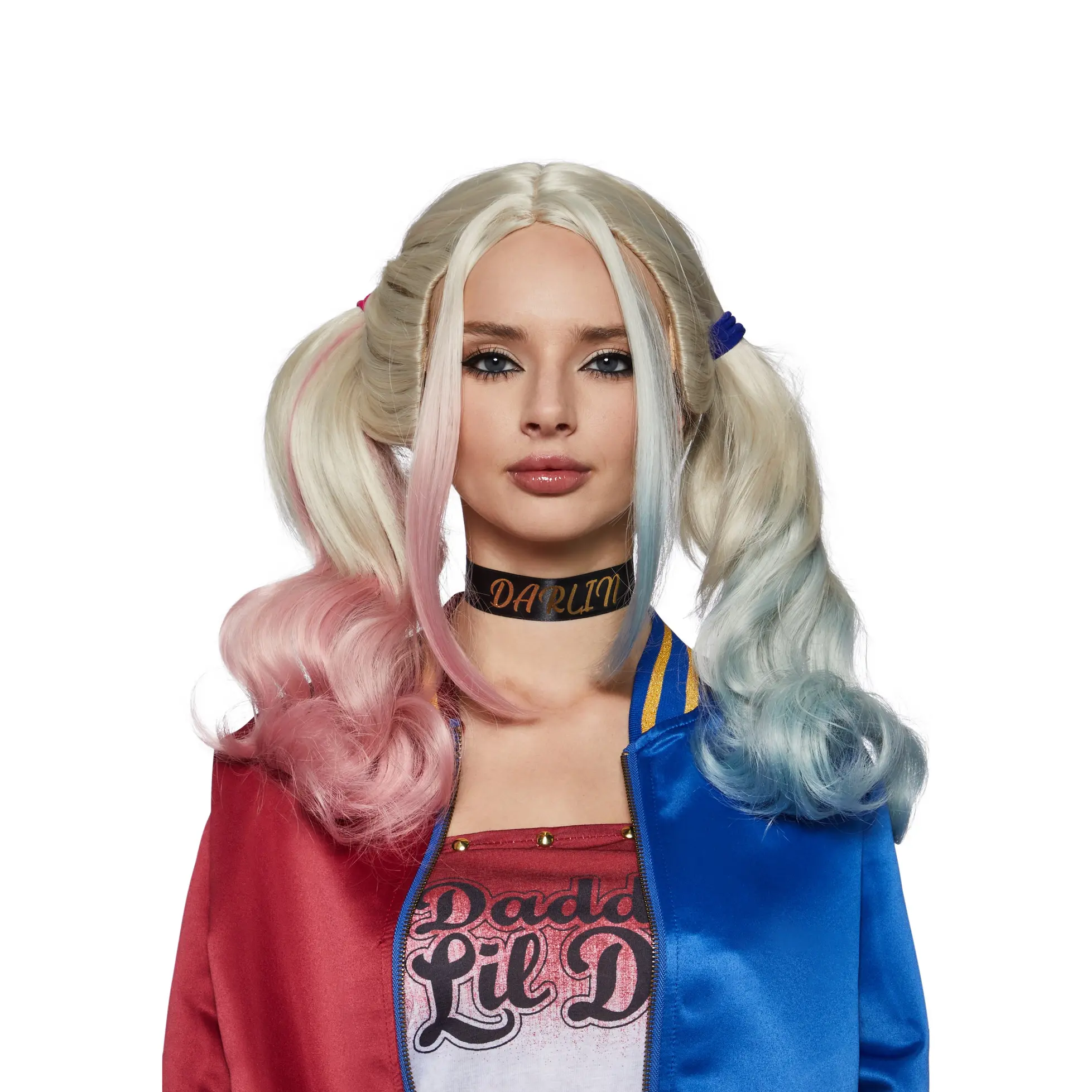 Little Maniac Pigtails Costume Wig