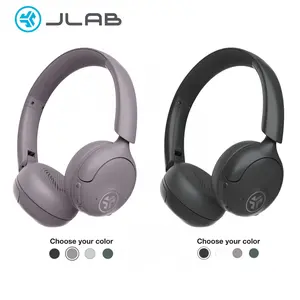 [Your Choice Bundle} JLab Go Lux ANC On-Ear Wireless Headphones, 2-Pack, 40mm Drivers, Hybrid Noise Cancellation, 70+ Hours Playtime, Bluetooth 5.4, Foldable, Fast Charging, Dual Noise-Canceling Mics, Immersive Audio, Customizable Sound