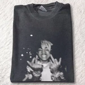 Vintage Xxxtentacion Cutie Graphic Tee - Album Cover Tee - Music Hiphop Rap Shirt - Rap Legend Memorial Shirt - XXXTentacion Merch - Hip-Hop Icon Style - Gift for Fans of XXXTentacion - Womenswear Menswear Top