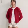 AUTOME Cropped Cardigan Sweaters for Women Fall Fashion Clothes 2026 Lightweight Knit Button-Down, Versatile Layering Piece for Fall, Spring & Office Wear