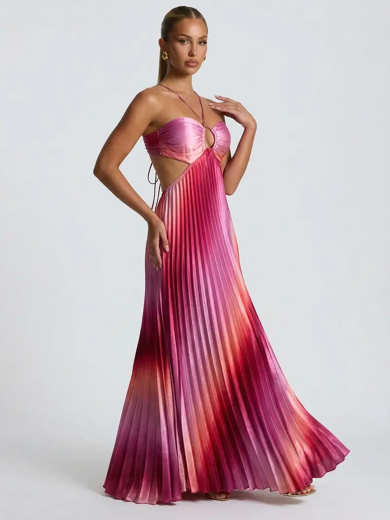 Charmaine Satin Dress - TikTok Shop