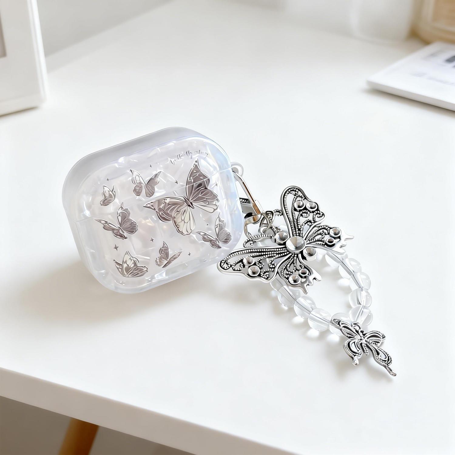 for AirPod Pro 3/2 Airpods 1/2/3Case 2026 Cute Elegant Shell Pearl Shockproof Protective Cover with Strap Keychain Compatible for AirPods Generation for Women Girls, Shockproof Anti-Scratch Anti-Slip TPU Cover for AirPod Pro 3/2 Airpods 1/2/3Case 2026 Cute Elegant Shell Pearl Shockproof Protective Cover with Strap Keychain Compatible for AirPods Generation for Women Girls, Shockproof Anti-Scratch Anti-Slip TPU Cover