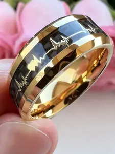 Men's Stainless Steel Ring, Style Design, Perfect Gift for Anniversaries or Special Occasions