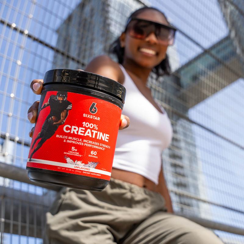 Six Star Creatine Monohydrate Powder (Unflavored) - 5g Creatine Monohydrate per Serving | Supplement for Muscle Building & Performance - Pre/Post Workout Supplement for Men & Women - 60 Servings