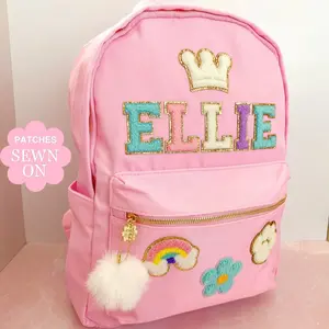Custom Backpack - Personalize with Name & Colorful Patches - Perfect for Back to School