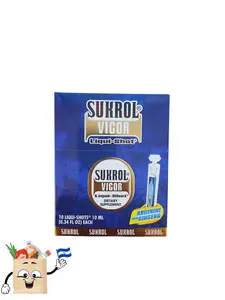 Sukrol Vigor Dietary Supplement 10 Liquid Shots - Guatemala Product - 10ml Each - Arginine & Ginsine