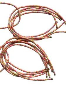 Beaded African Anklet (Wine red)