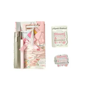 Christian Blind Date With A Book Box Includes Hardcover Or Paperback Socks Hair Accessories 16oz Glass Cup With Straw Stickers Magnetic Bookmark Canvas Pouch Bookish Goodies Regular Edition