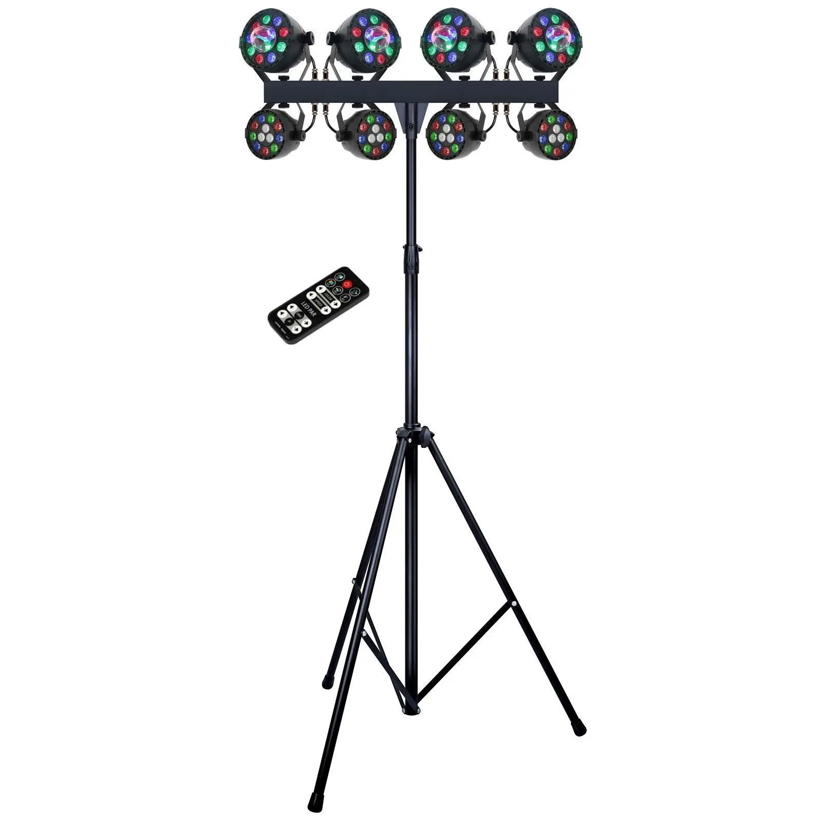 MUSYSIC MU‑L64AG Professional LED PAR Light – 96×RGBW LEDs, 8‑Channel DMX512, Auto/Sound/Master‑Slave Modes