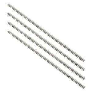 Stainless Steel Fully Threaded Rod, 1/4" -20 Thread Size, 12" Length, Right Hand Threads, 4 count