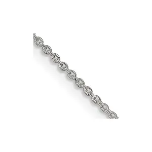 Sterling Silver 1MM Cable Chain Necklace Womens Gold Chain Available in 16-20 Inch Lengths